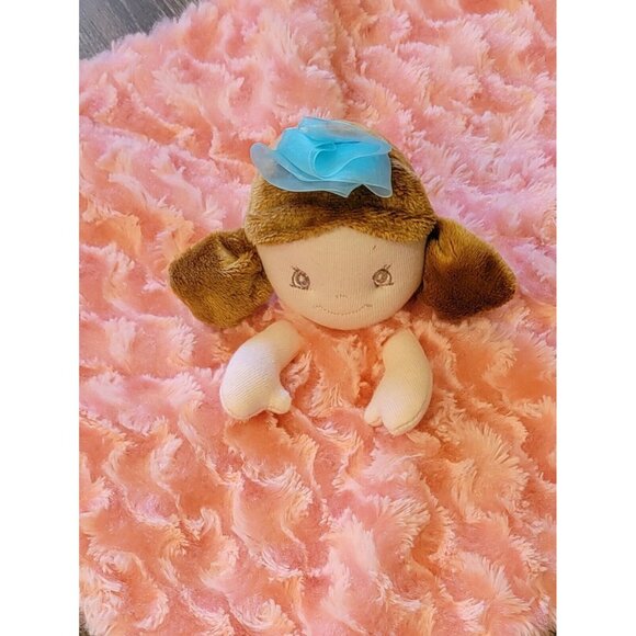 EBBA Pink & Blue Hanna Lil Luvster Girl Doll Aurora World Lovey Security Blanket - Picture 3 of 11